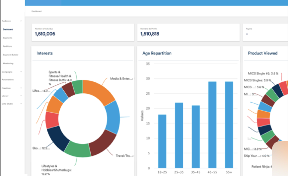 screenshot of Mediarithmics