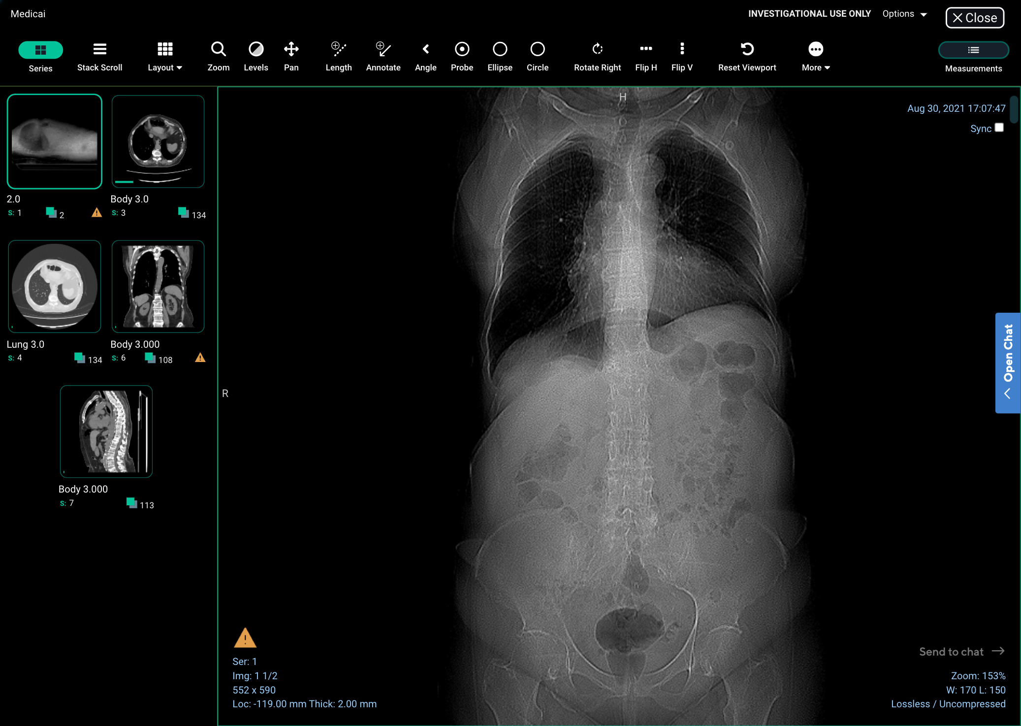 screenshot of Medicai