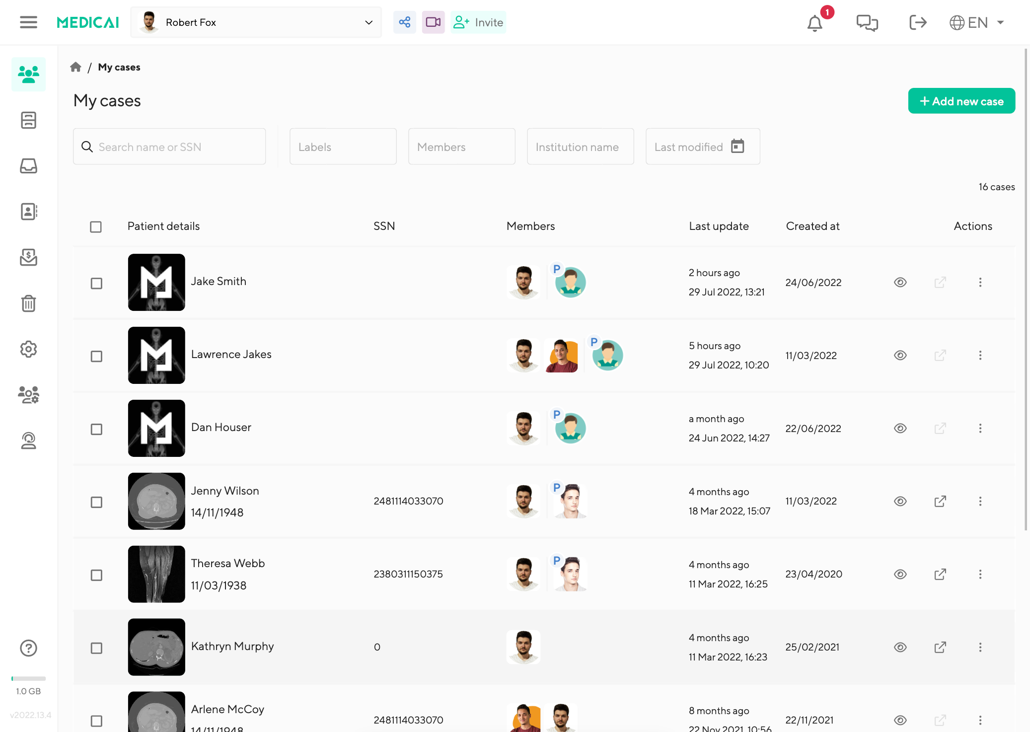 screenshot of Medicai