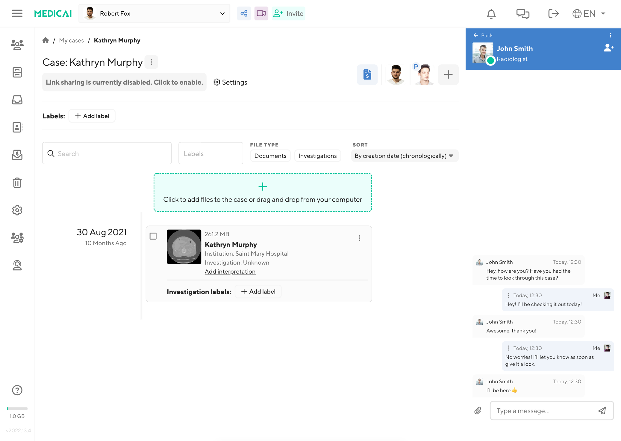 screenshot of Medicai