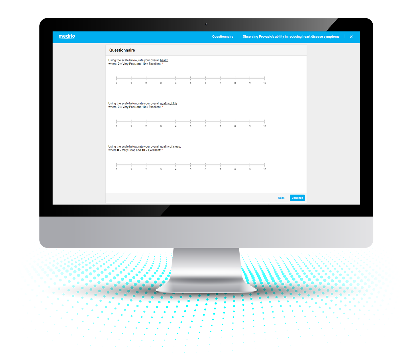 screenshot of Medrio