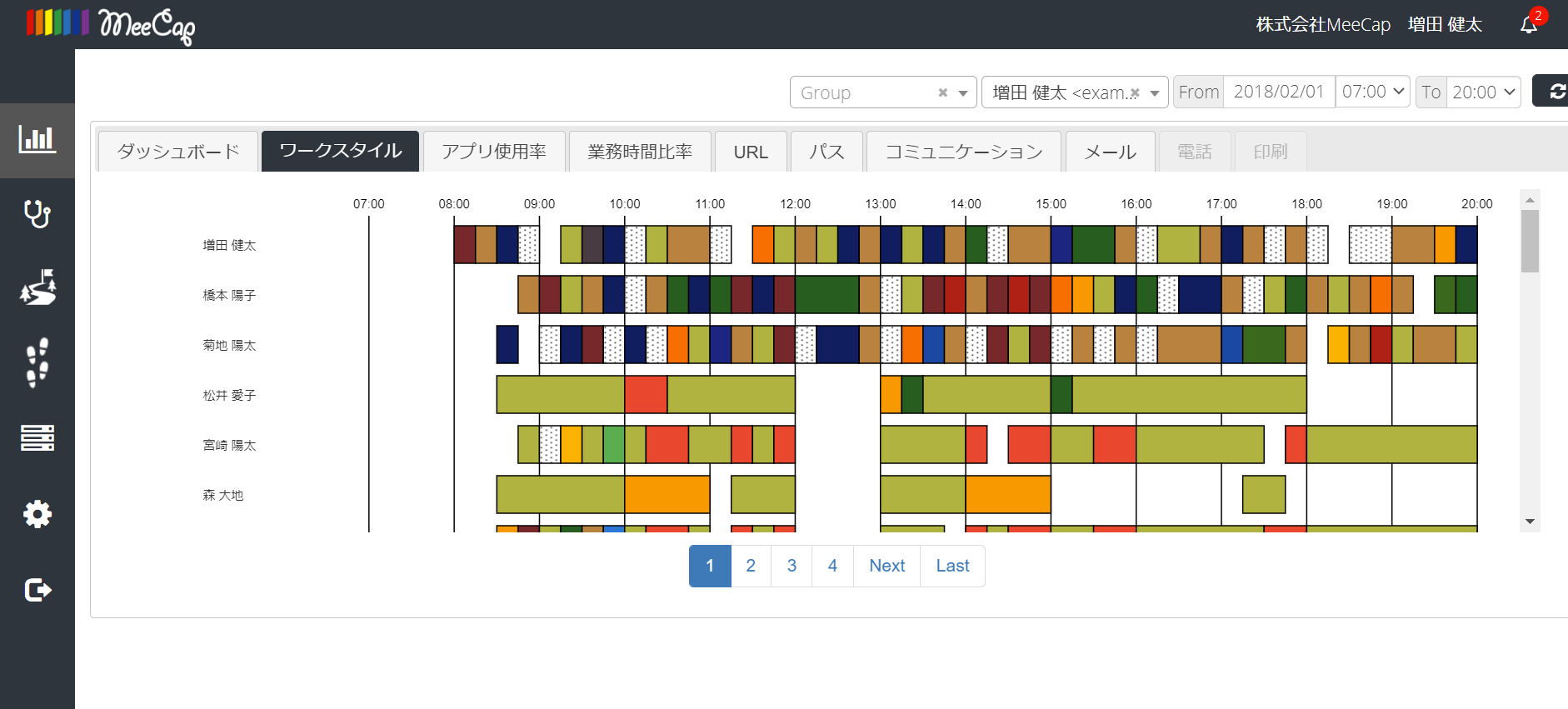 screenshot of MeeCap