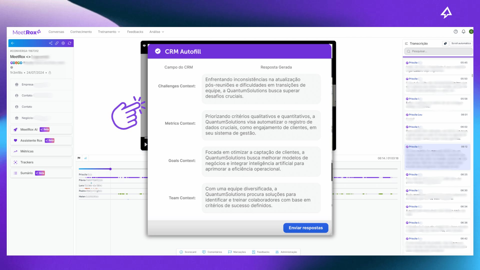 screenshot of MeetRox
