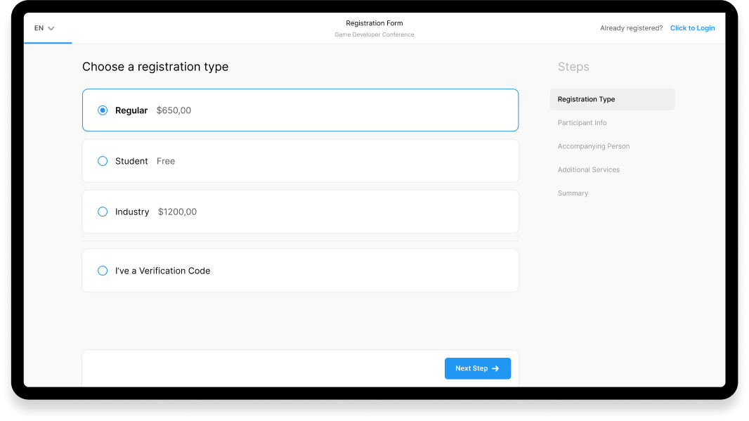 screenshot of MeetingHand