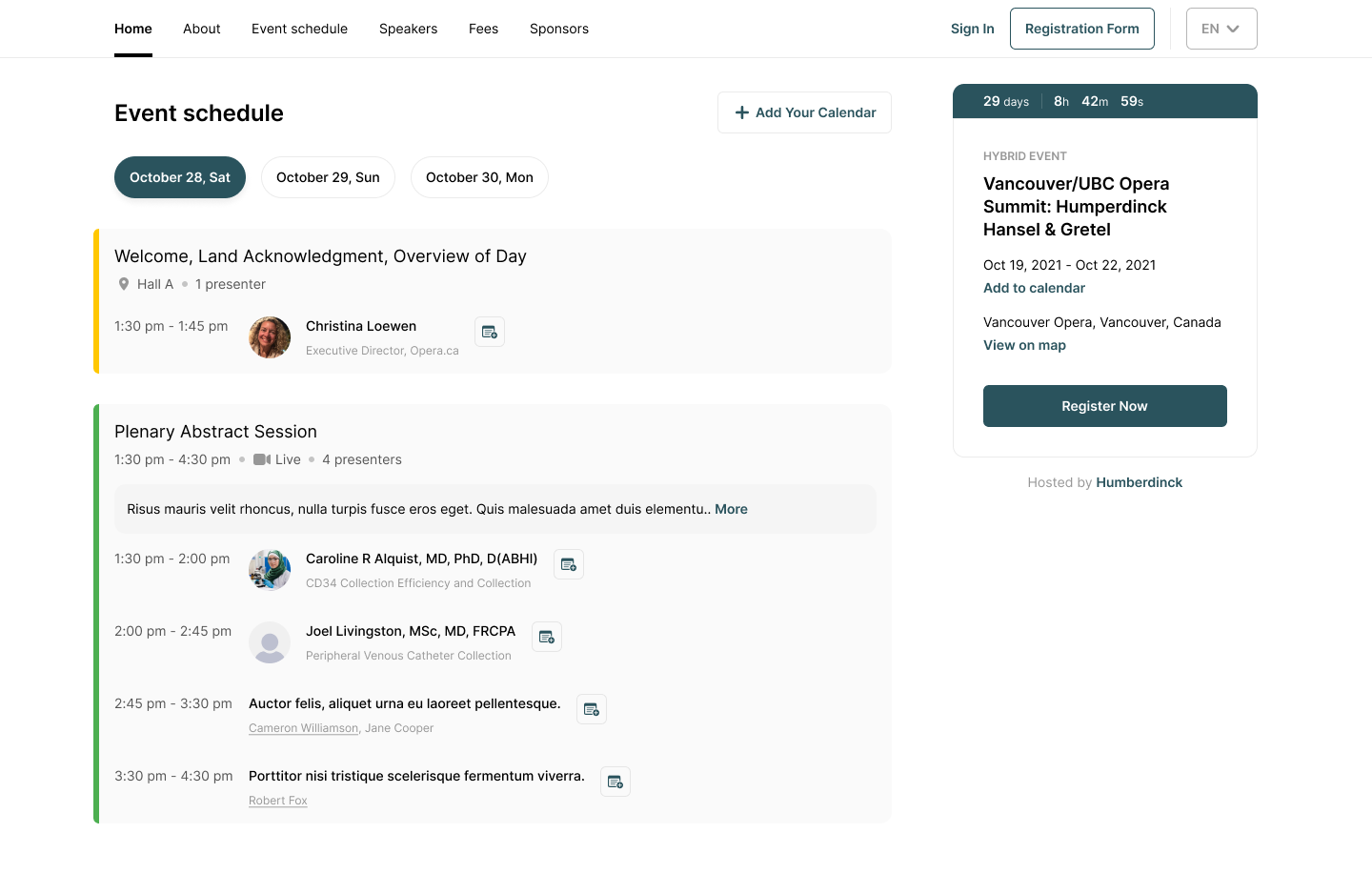 screenshot of MeetingHand