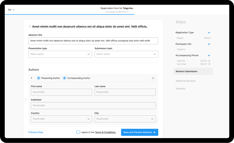 screenshot of MeetingHand