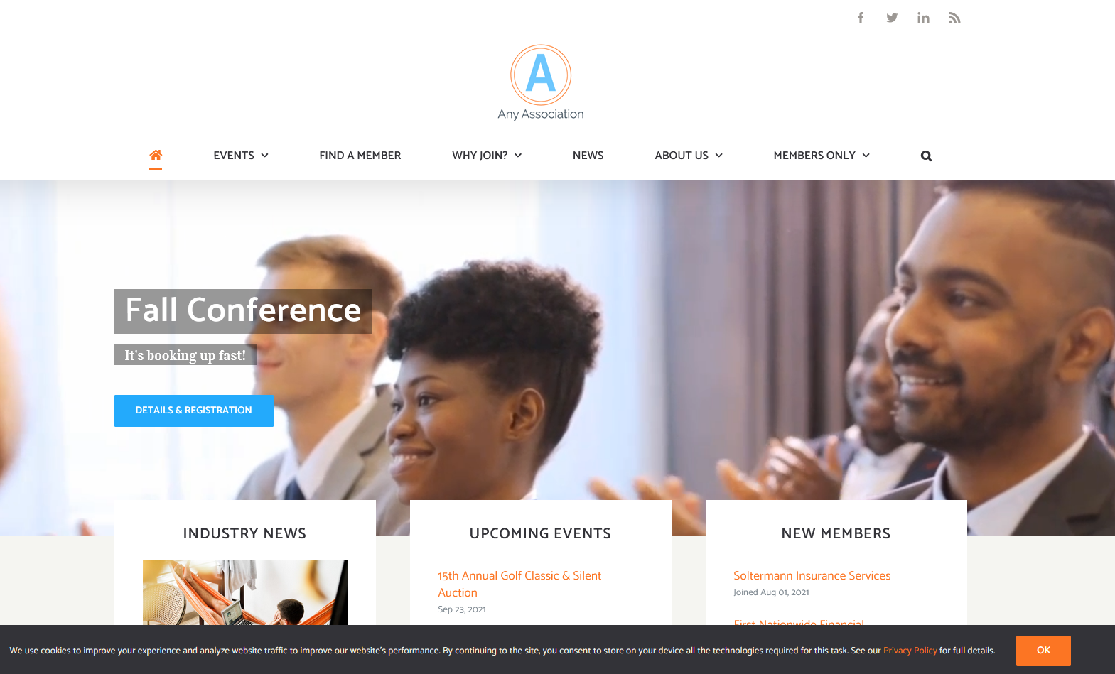 screenshot of Membee