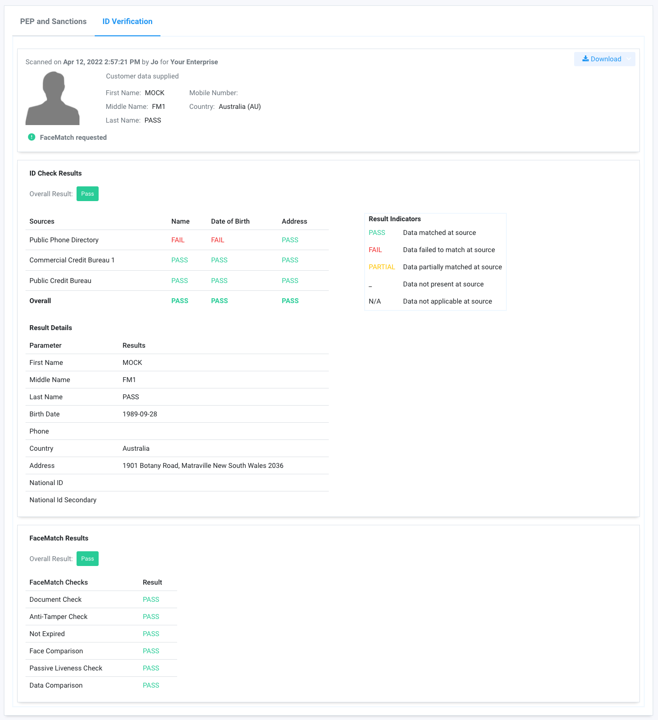 screenshot of MemberCheck