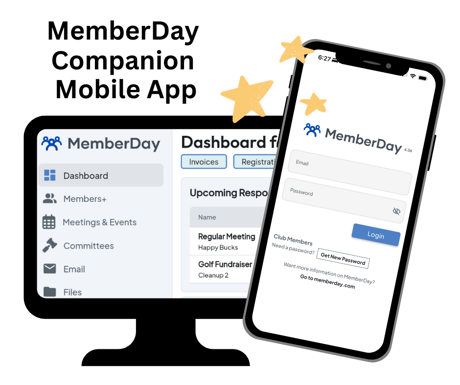 screenshot of MemberDay