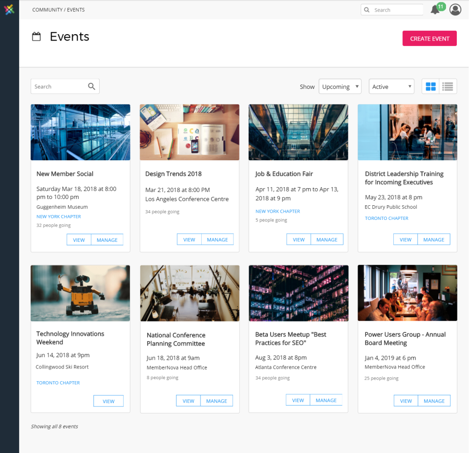 screenshot of MemberNova