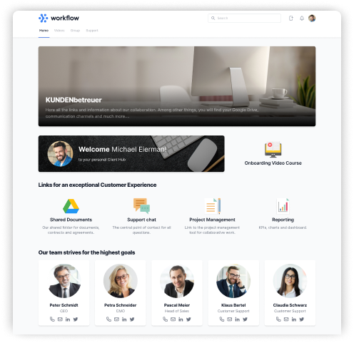 screenshot of Memberspot