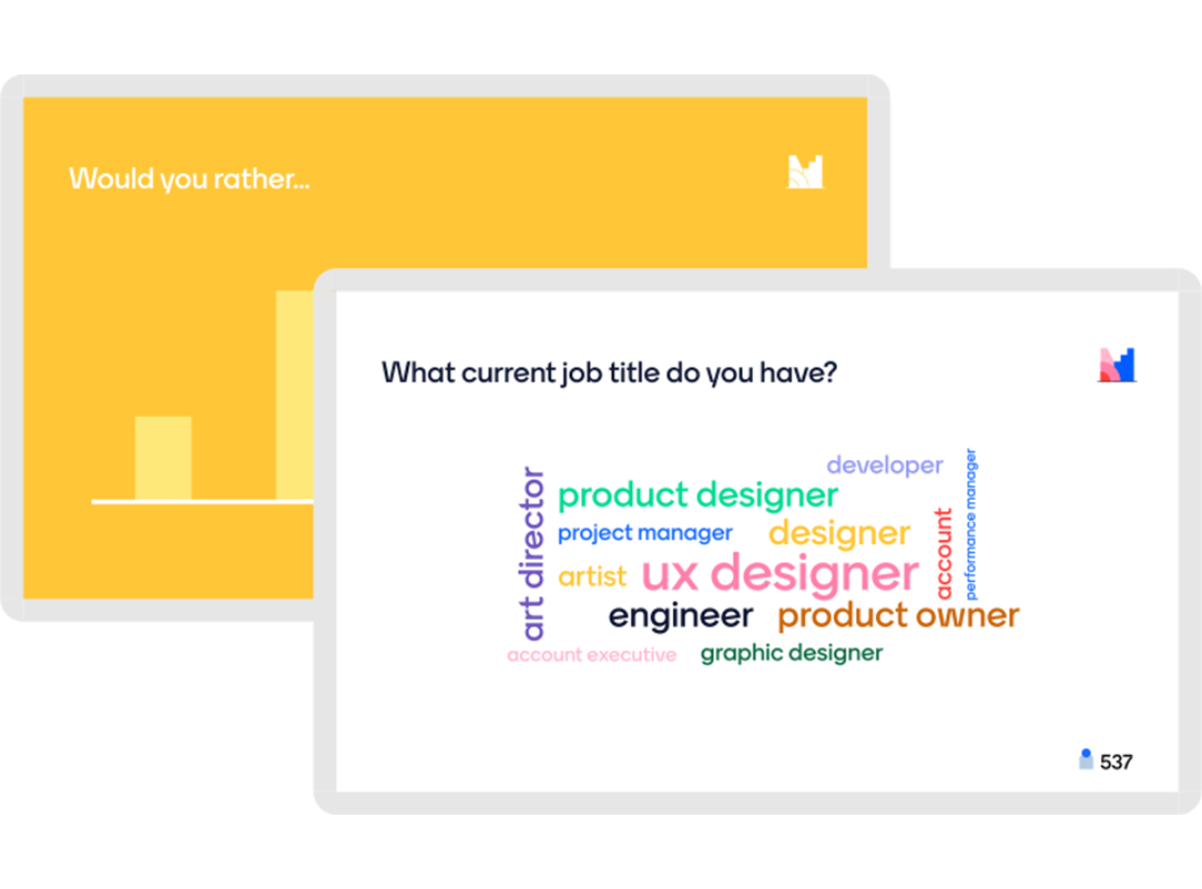 screenshot of Mentimeter