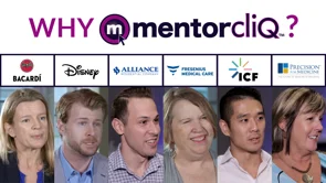 screenshot of MentorcliQ