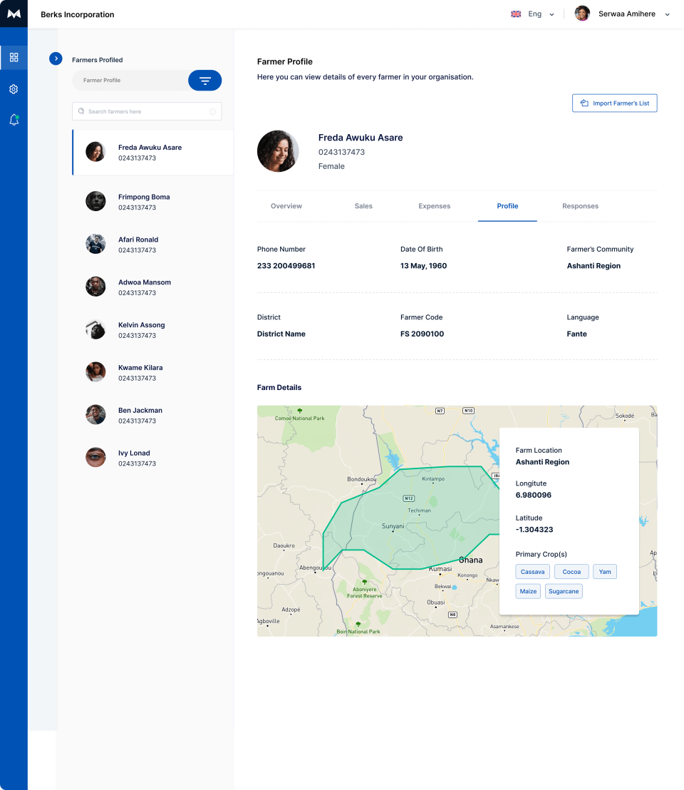 screenshot of Mergdata