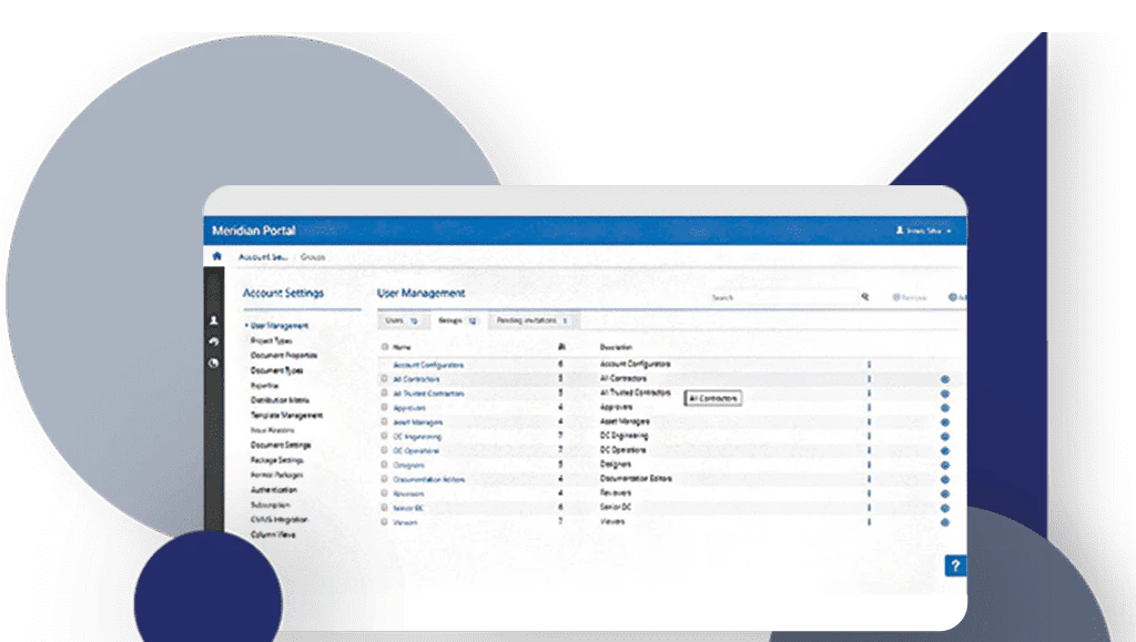 screenshot of Meridian