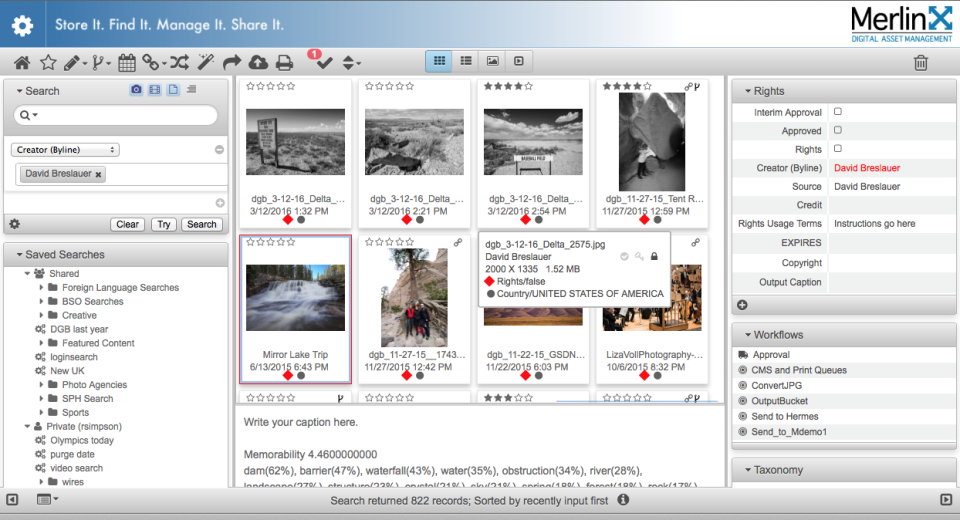 screenshot of MerlinX