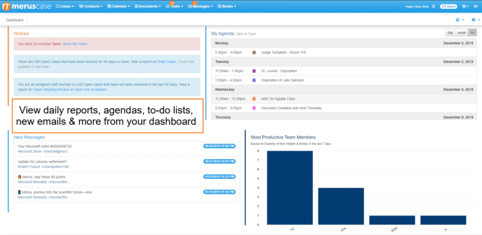 screenshot of MerusCase