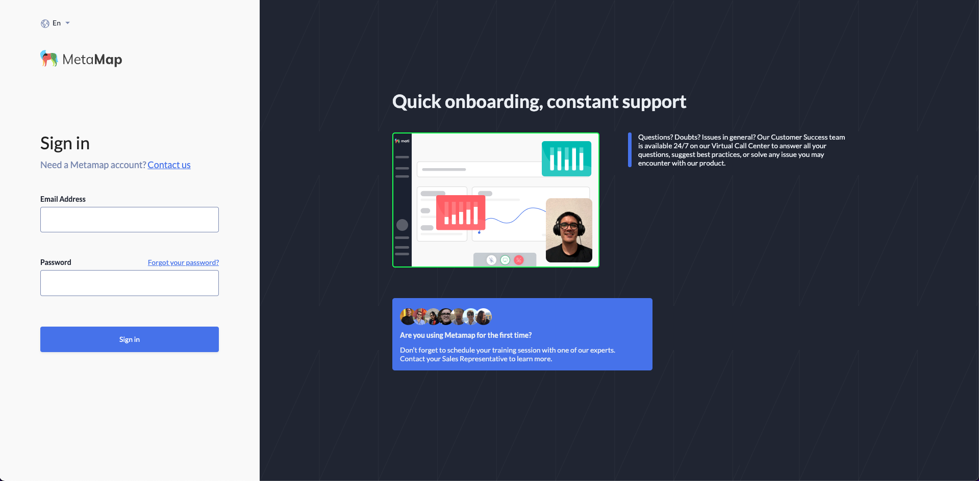 screenshot of MetaMap