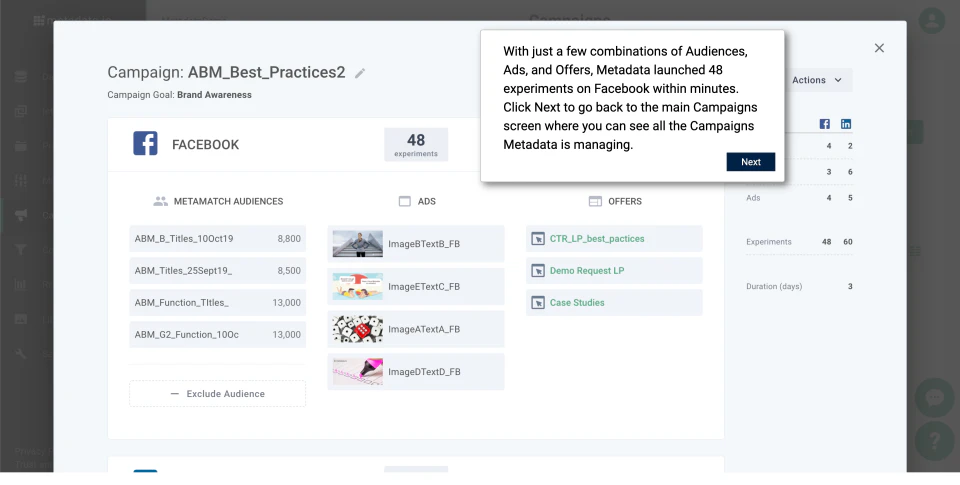 screenshot of Metadata