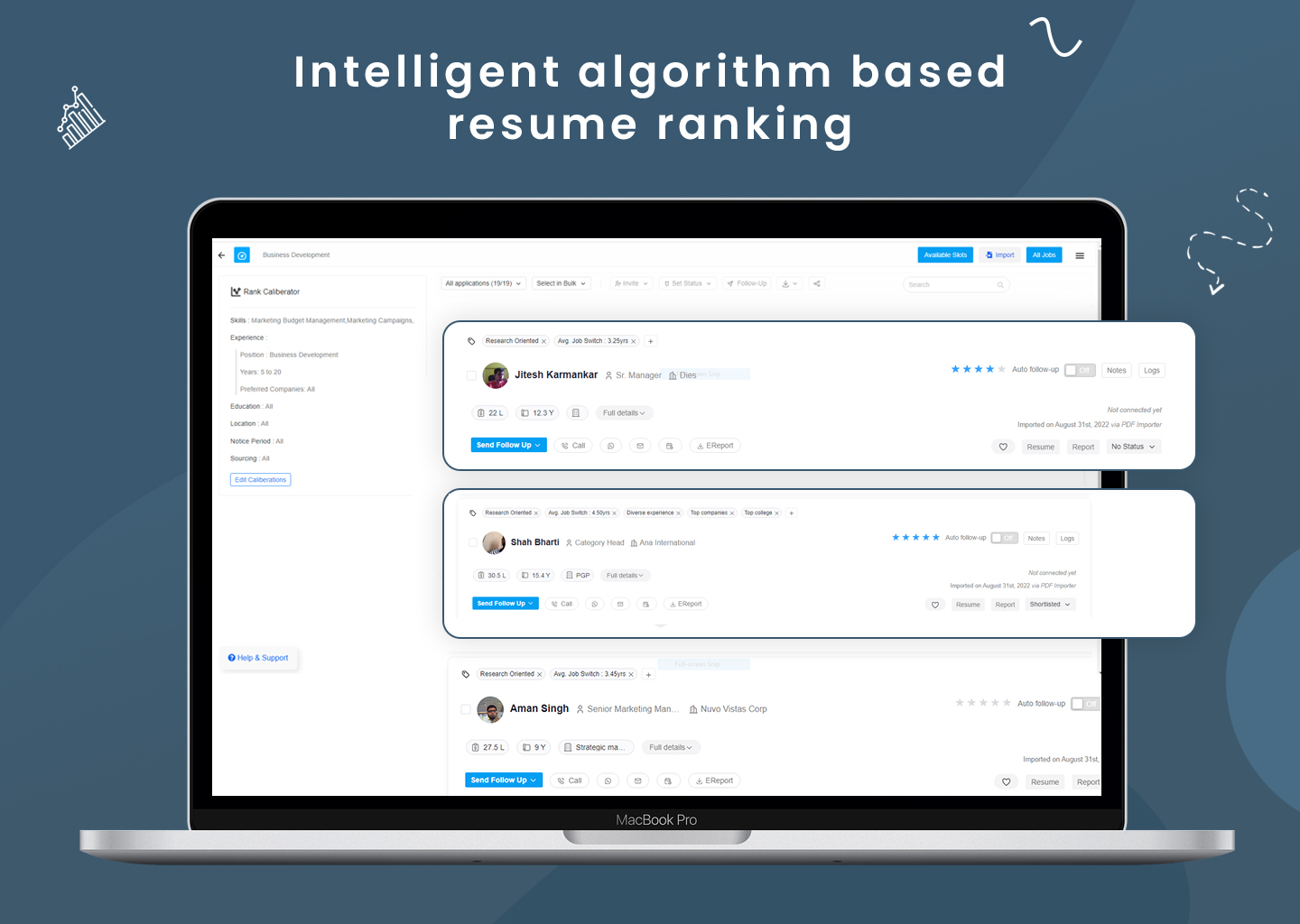 screenshot of Metahire
