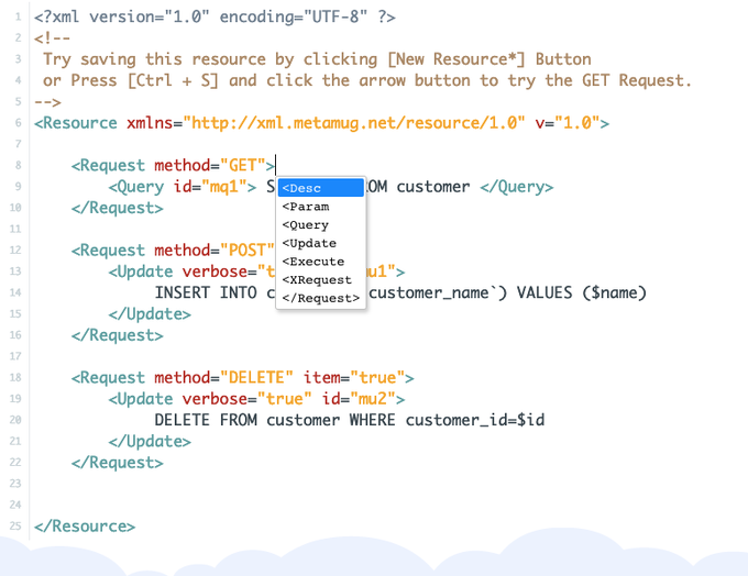 screenshot of Metamug