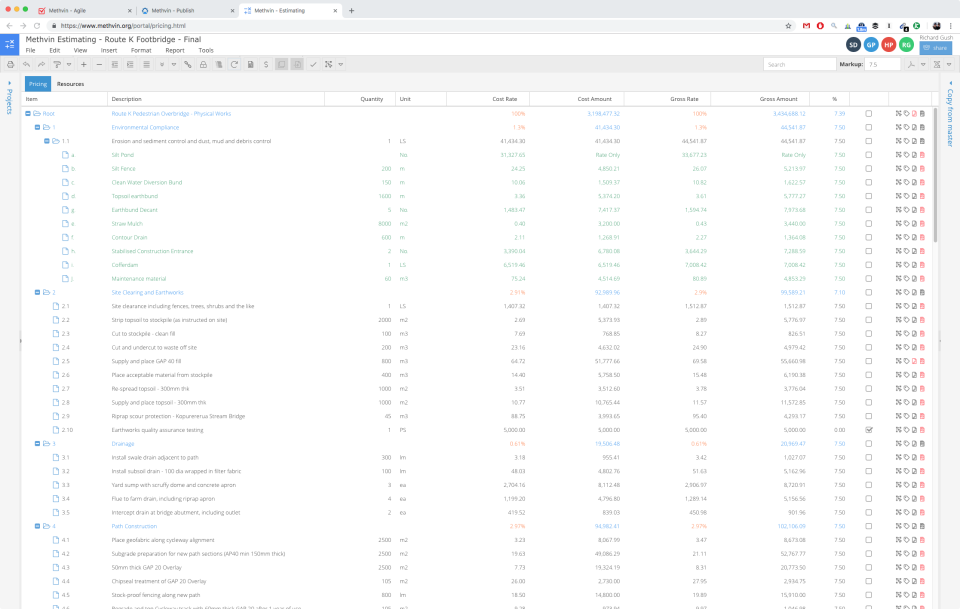 screenshot of Methvin