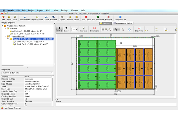 screenshot of Metrix