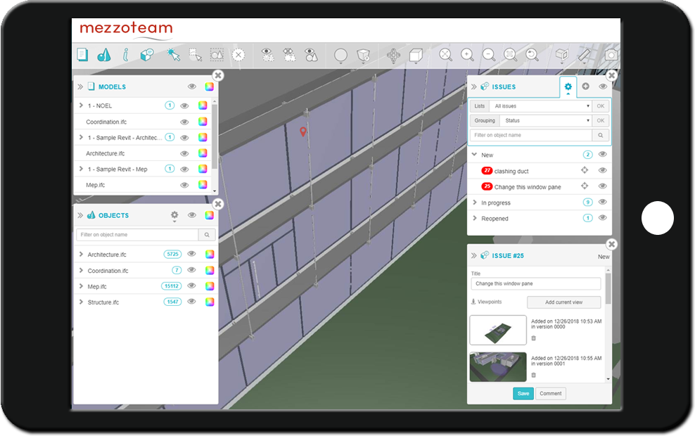 screenshot of Mezzoteam