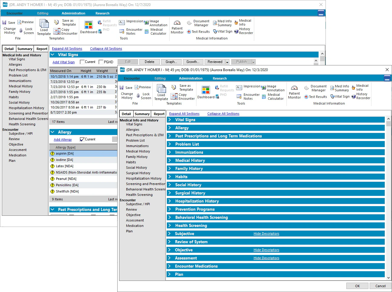 screenshot of MicroMD