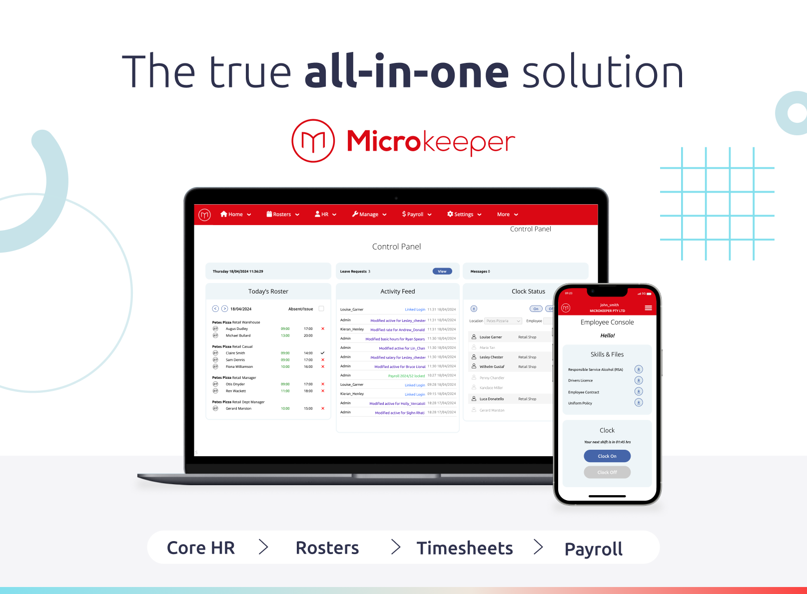 screenshot of Microkeeper