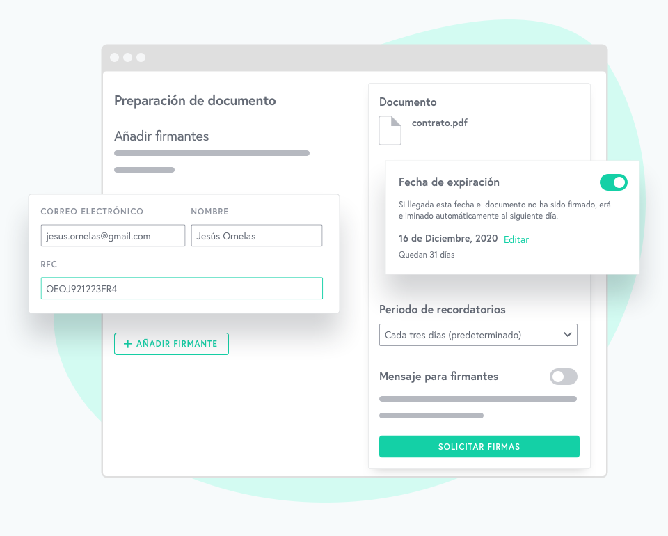 screenshot of Mifiel