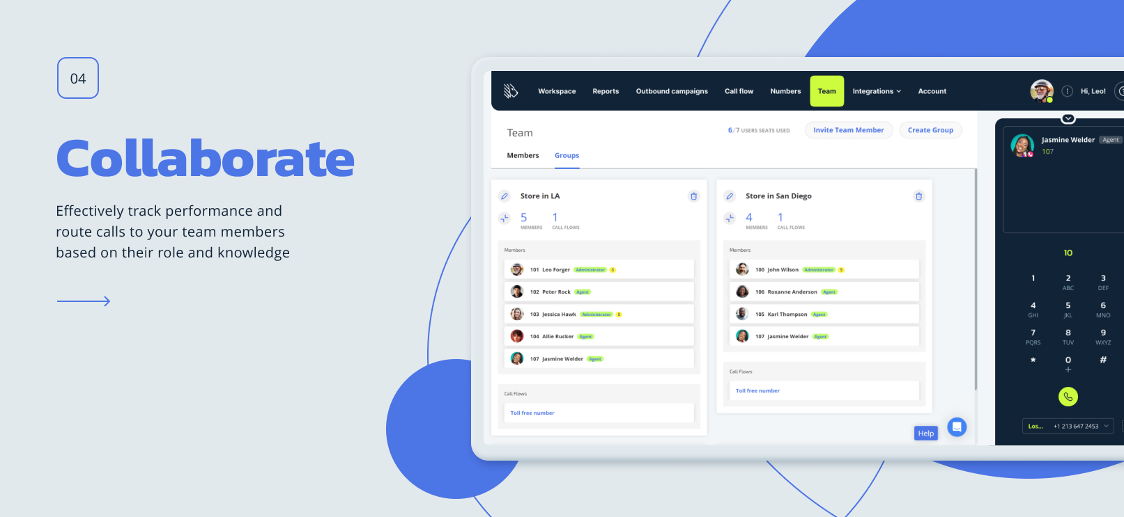 screenshot of MightyCall