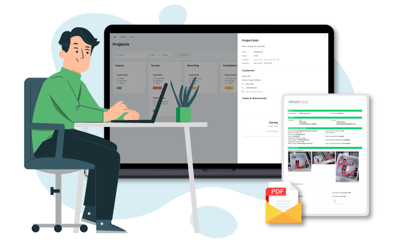 screenshot of MightyFields