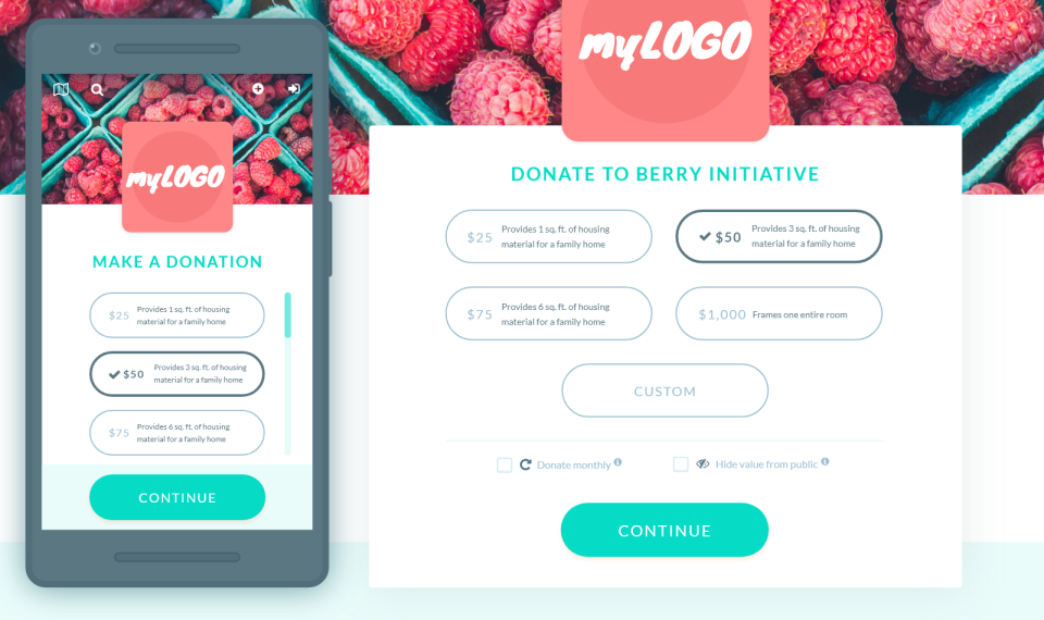 screenshot of Mightycause