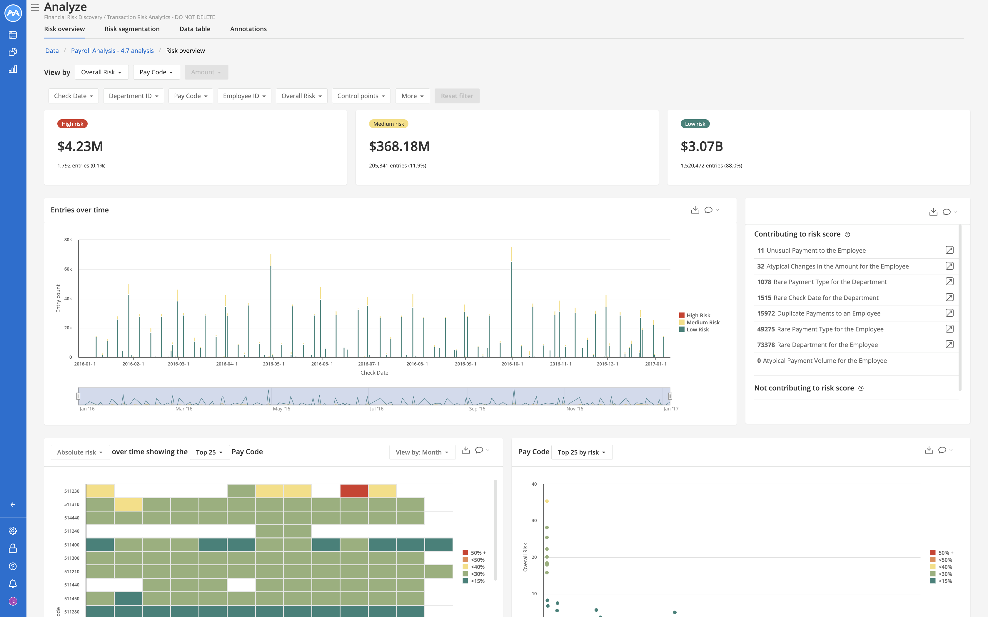screenshot of MindBridge