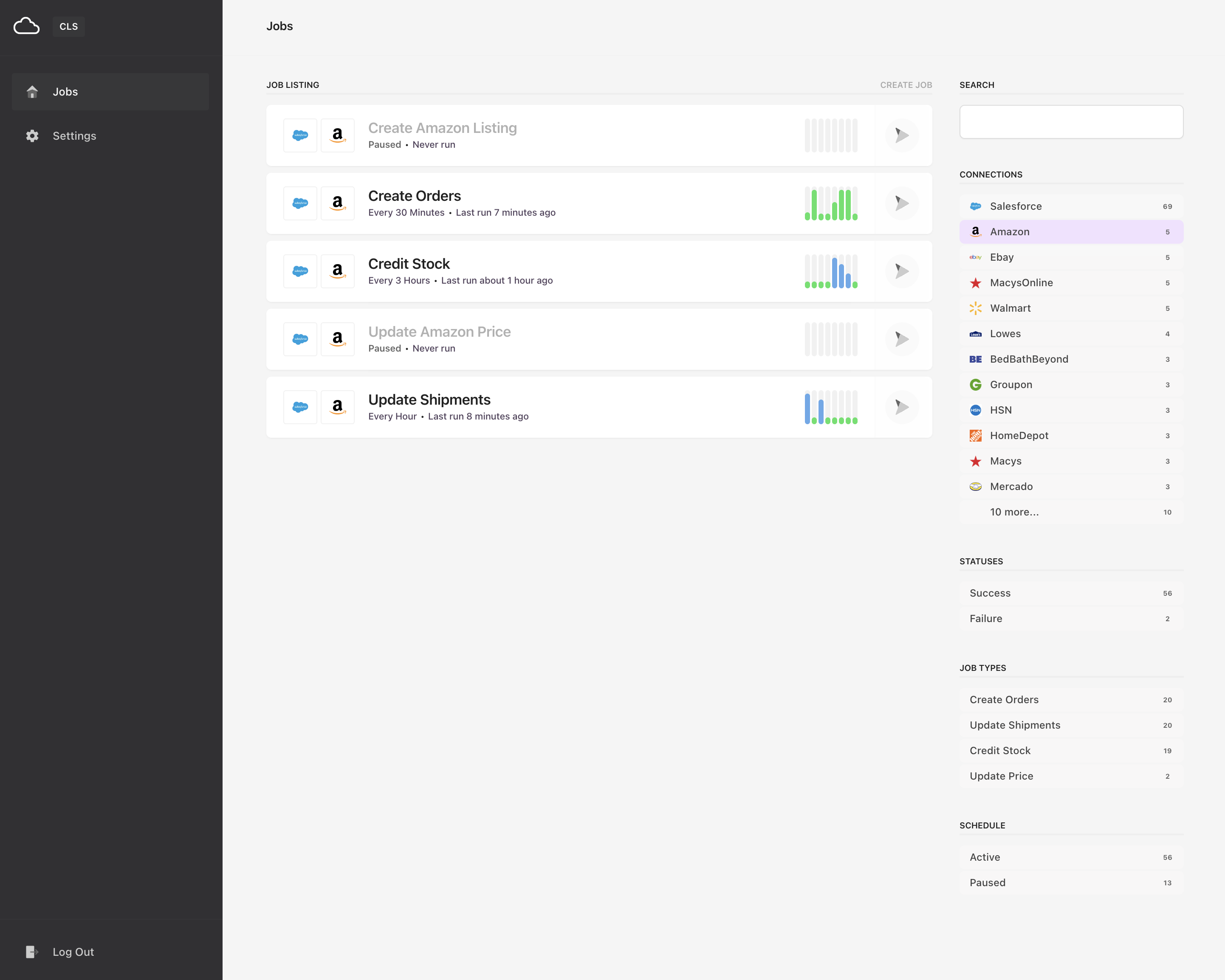 screenshot of MindCloud