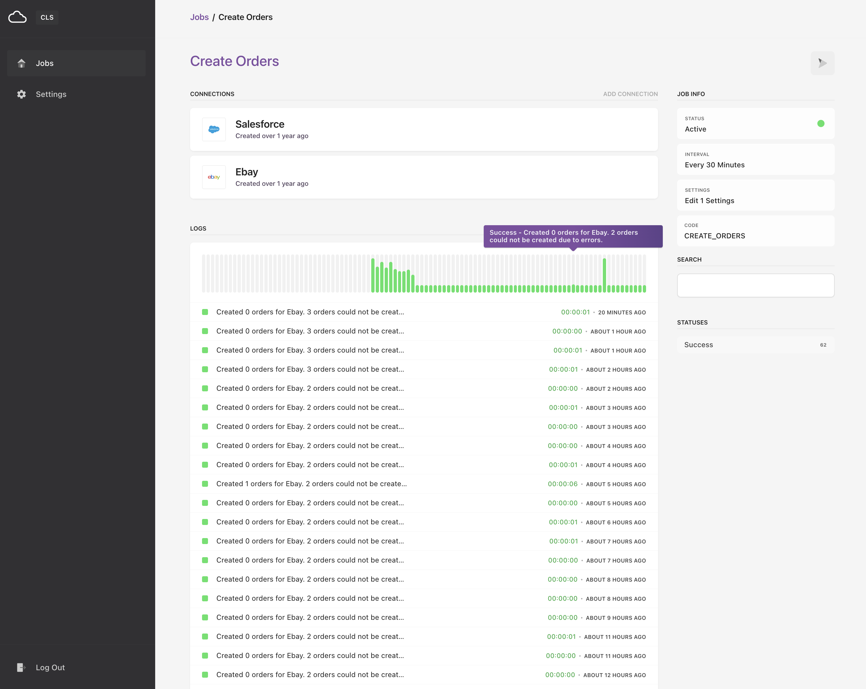 screenshot of MindCloud