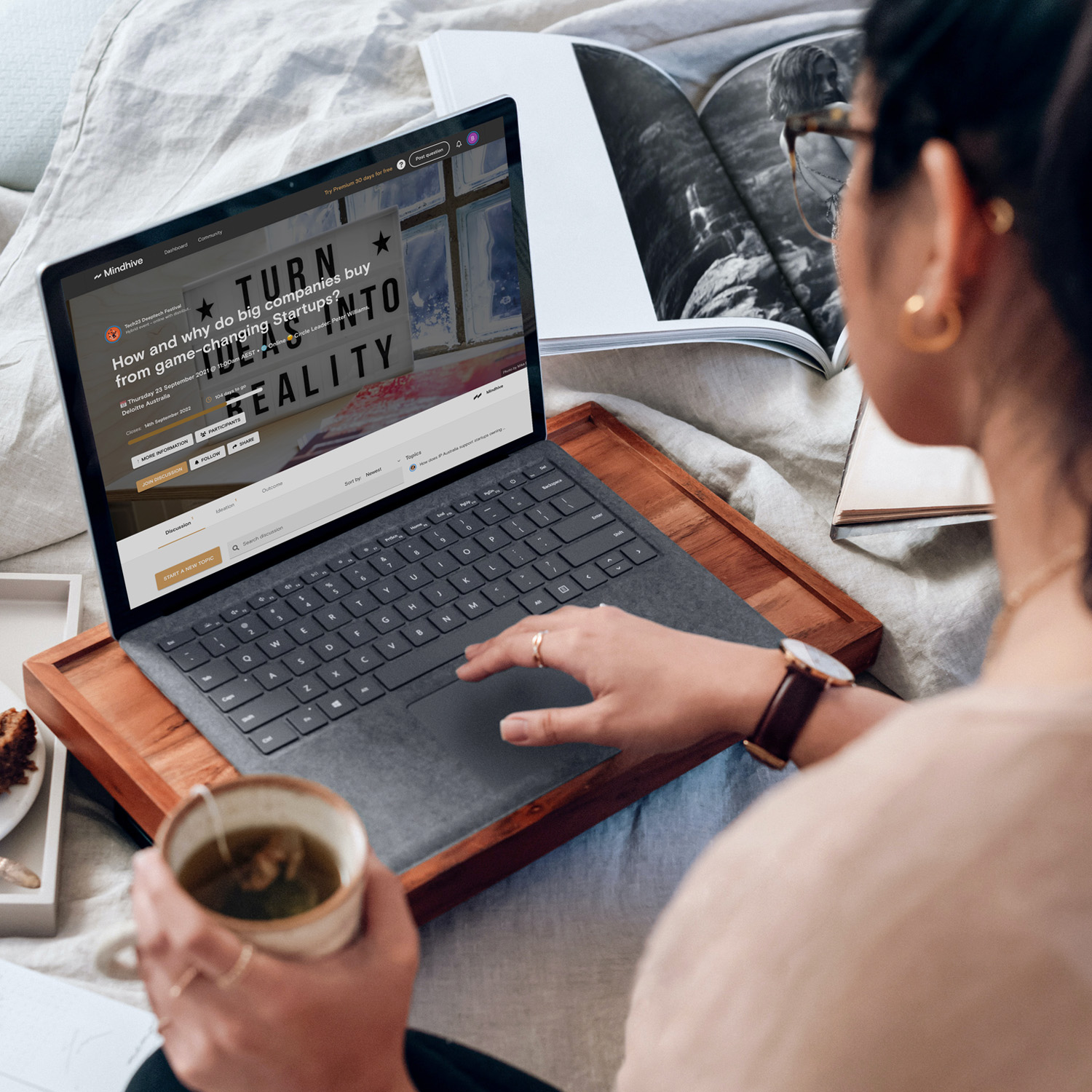 screenshot of Mindhive