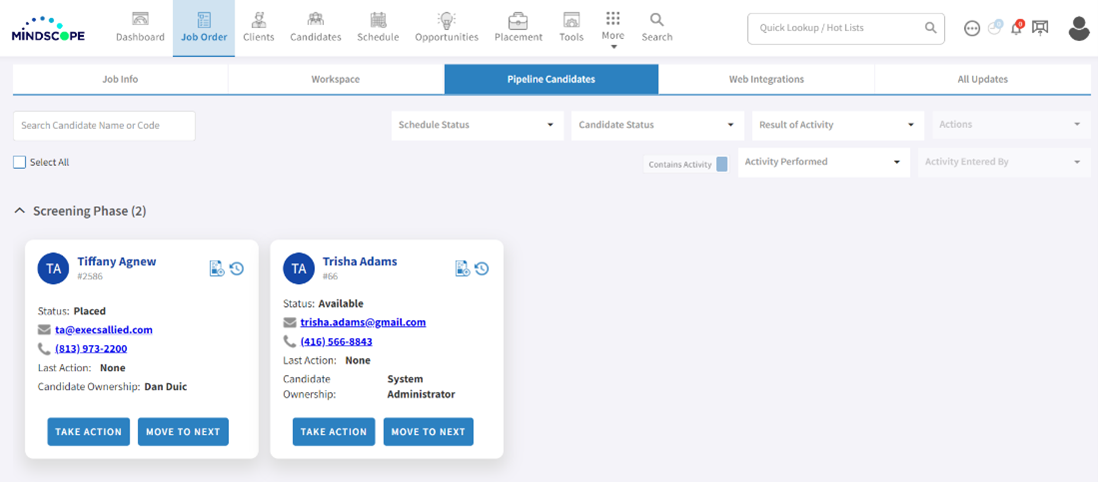 screenshot of Mindscope