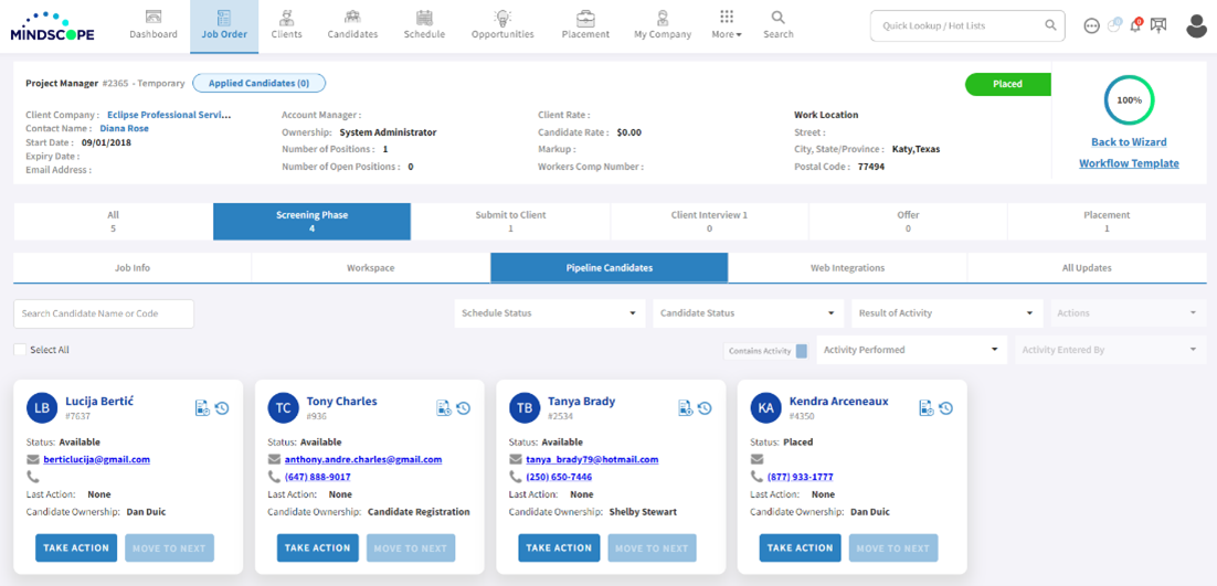 screenshot of Mindscope