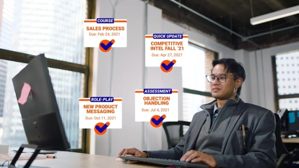 screenshot of Mindtickle