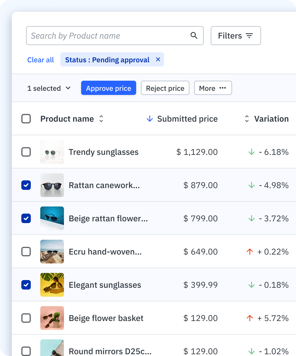 screenshot of Mirakl