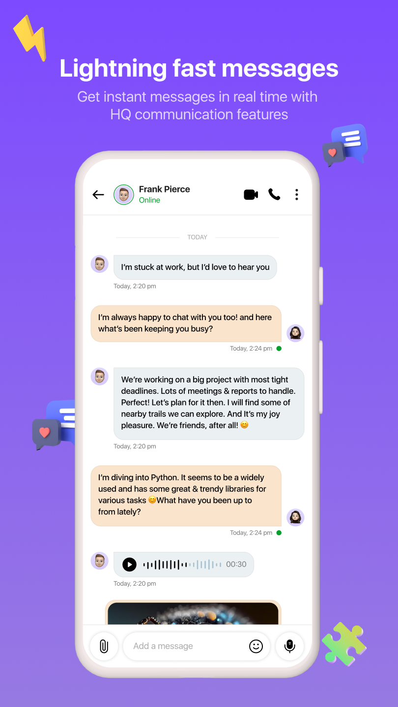 screenshot of MirrorFly