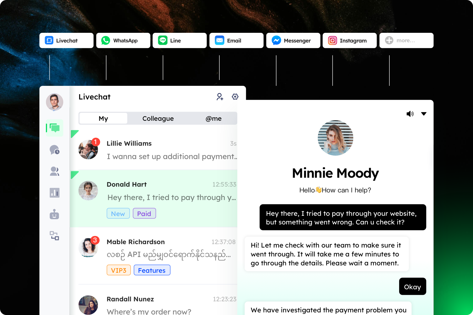 screenshot of Mixdesk
