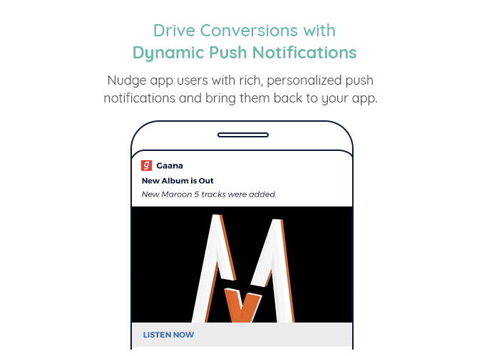 screenshot of MoEngage