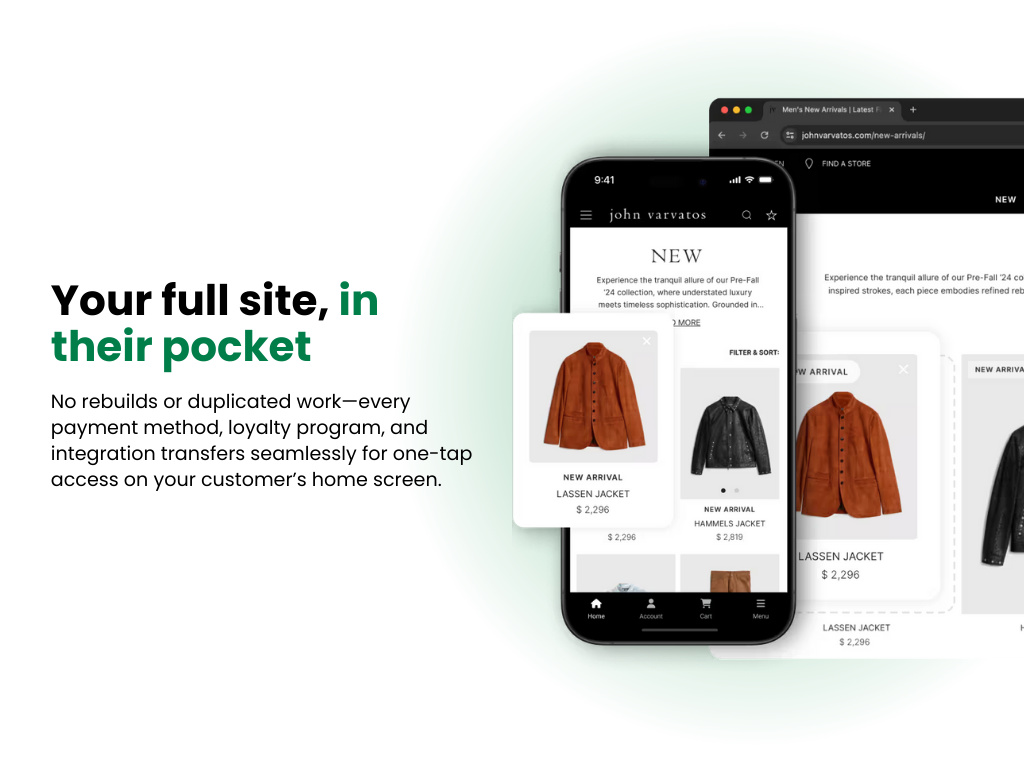 screenshot of MobiLoud