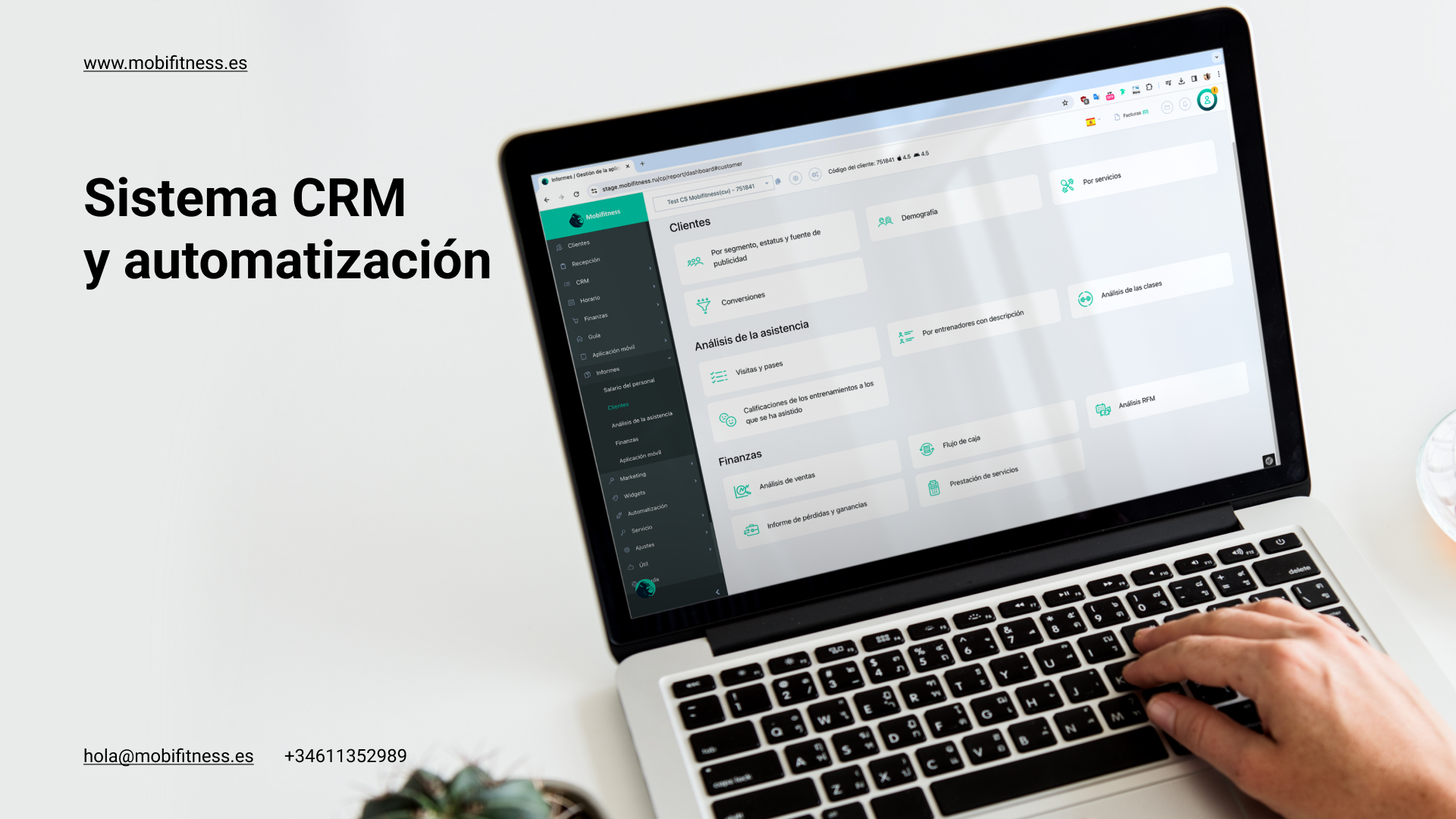 screenshot of Mobifitness