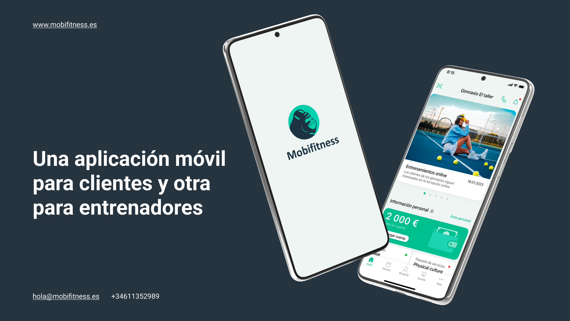 screenshot of Mobifitness