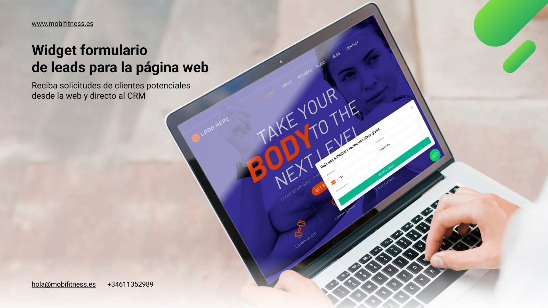 screenshot of Mobifitness