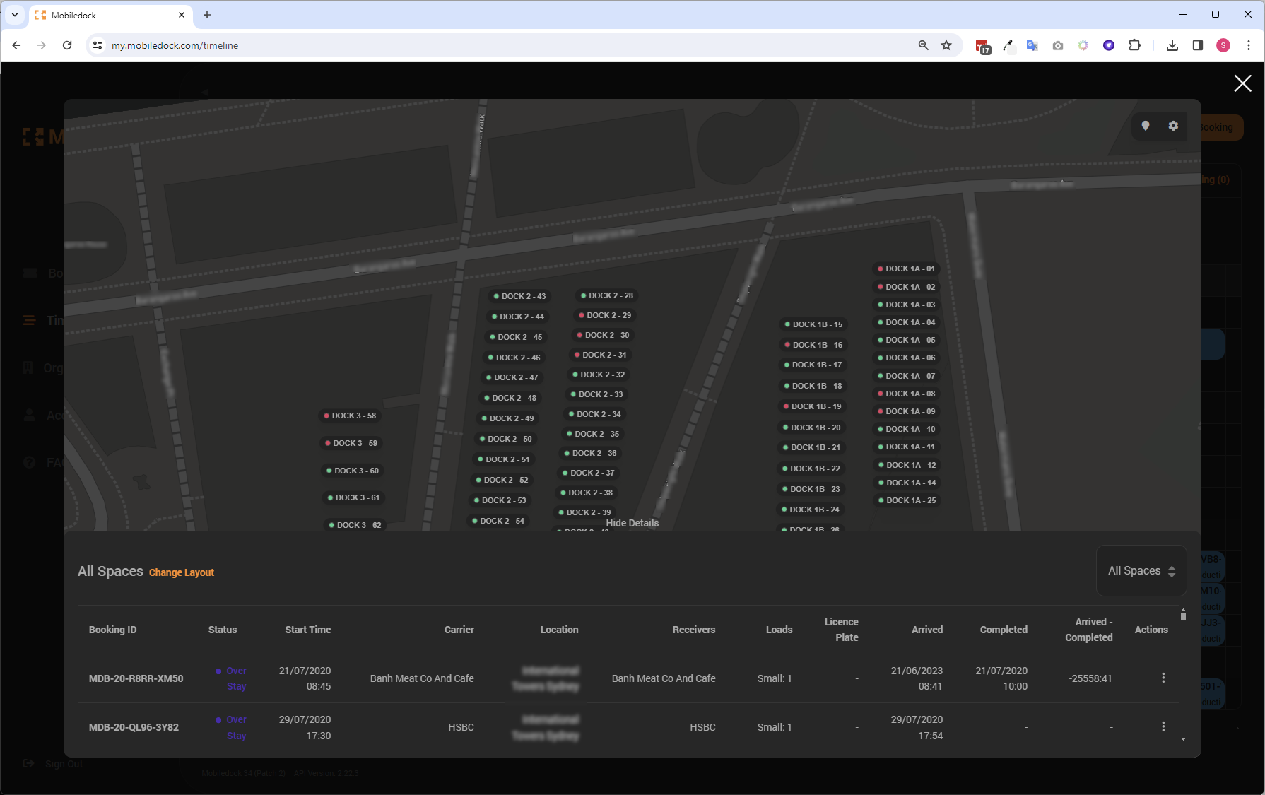screenshot of Mobiledock